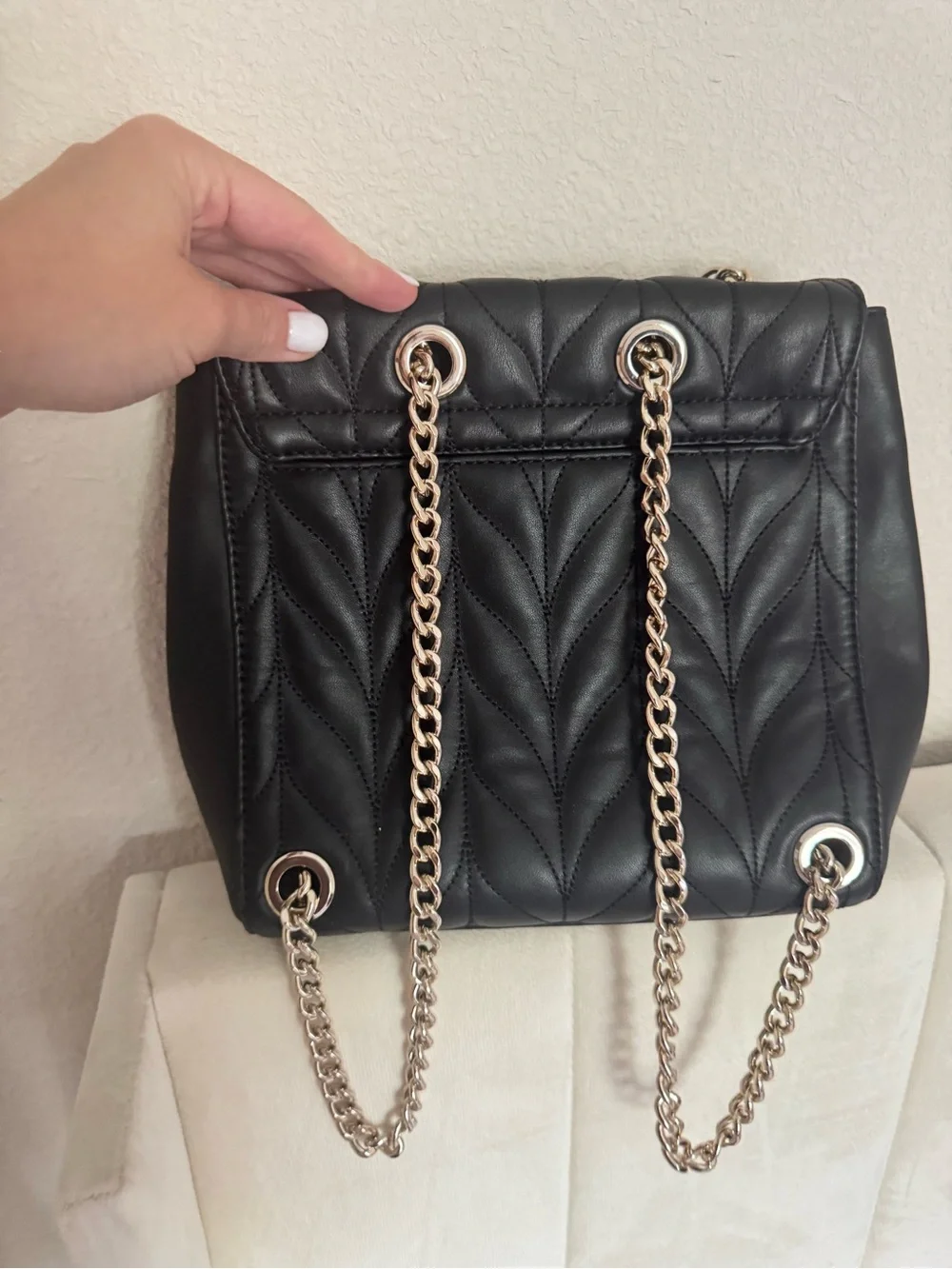 kate spade quilted leather